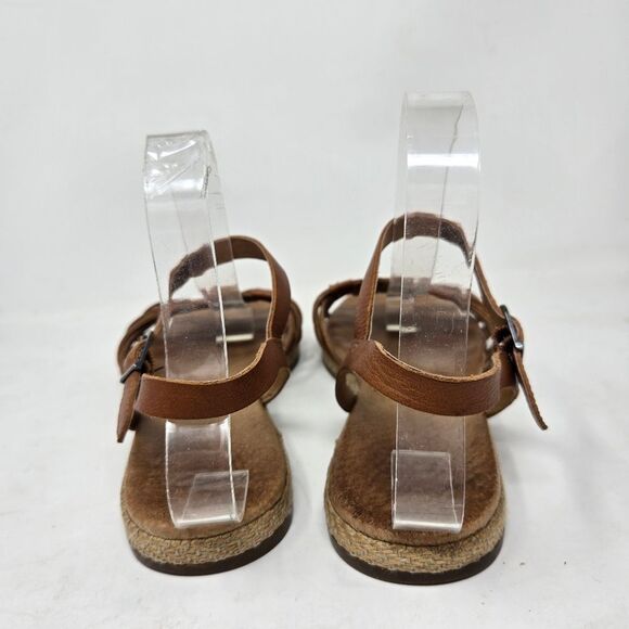 UGG Australia Women Larisa Flat Sandals Ankle Strap Buckle Leather Brown 7.5M - Picture 8 of 15